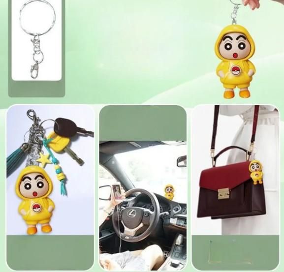 Shinchan Face Changing Keychain by Trendyfyinds™