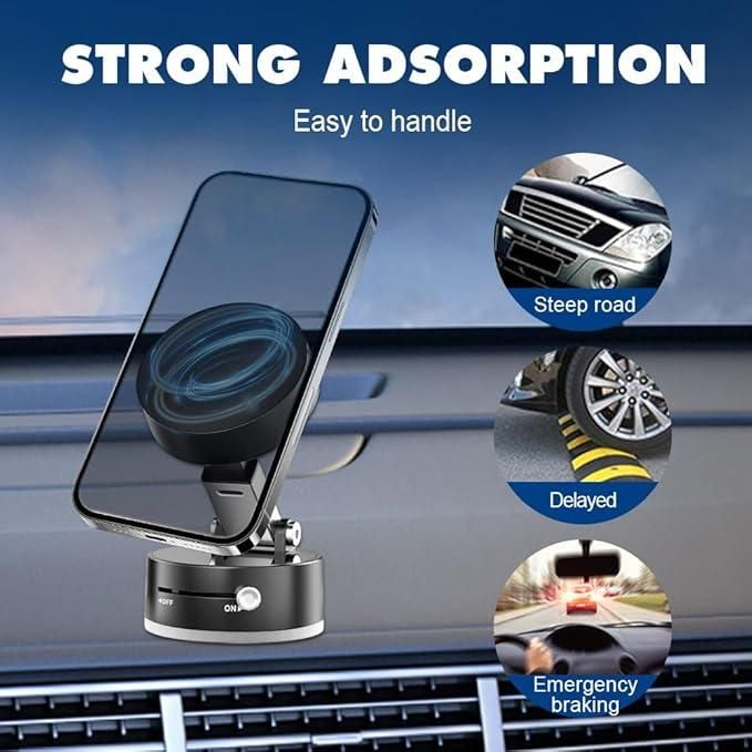 Vacuum Magnetic Suction Phone Holder by Trendyfyinds™
