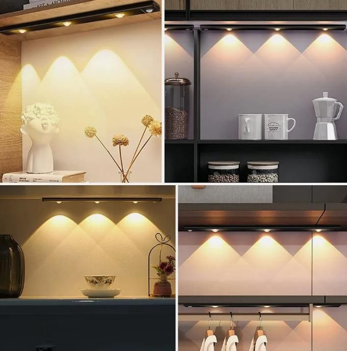 LED PIR Motion Sensor Cabinet  With USB Rechargeble by Trendyfyinds™