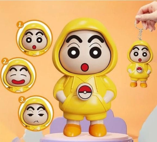 Shinchan Face Changing Keychain by Trendyfyinds™