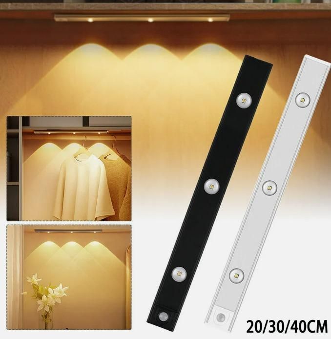 LED PIR Motion Sensor Cabinet  With USB Rechargeble by Trendyfyinds™