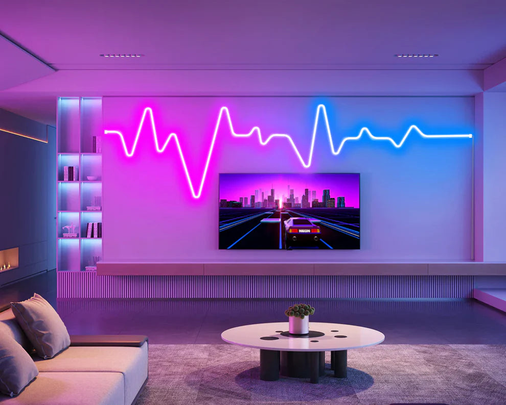 NeonGlow Smart Rope Strip Light with Music Syncing (5 Meters) by Trendyfyinds™